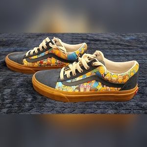 Simpsons Vans Classic Shoes